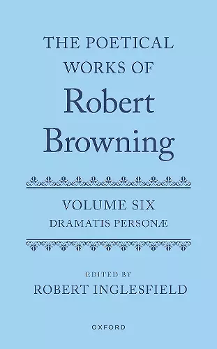 The Poetical Works of Robert Browning cover