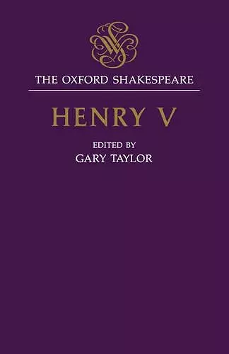 The Oxford Shakespeare: Henry V cover