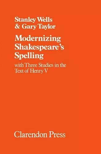 Modernizing Shakespeare's Spelling cover