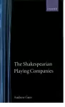 The Shakespearian Playing Companies cover