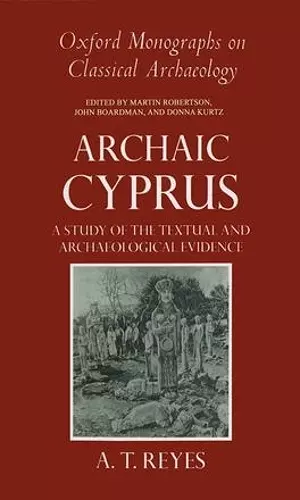 Archaic Cyprus cover