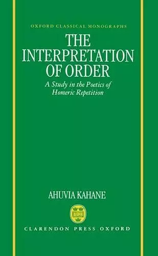 The Interpretation of Order cover