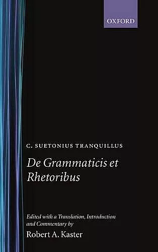 De Grammaticis et Rhetoribus cover