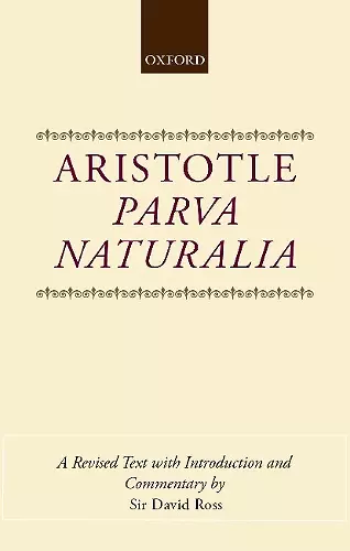 Parva Naturalia cover