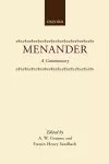 Menander: A Commentary cover