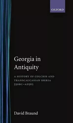 Georgia in Antiquity cover