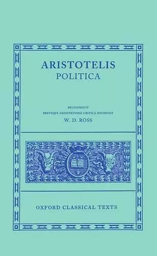 Aristotle Politica cover