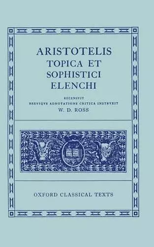 Aristotle Topica et Sophistici Elenchi cover