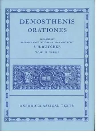 Demosthenes Orationes Vol. II. Part i cover