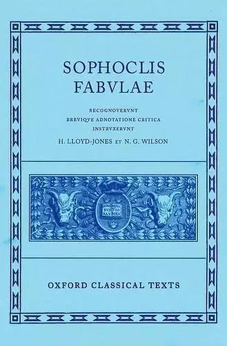 Sophocles Fabulae cover