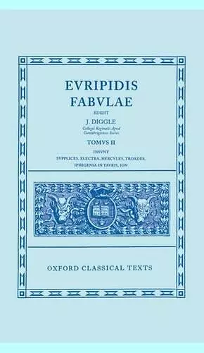 Euripides Fabulae: Vol. II cover