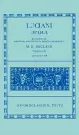 Lucian Opera Tomus III (Books XLIV-LXVIII) cover