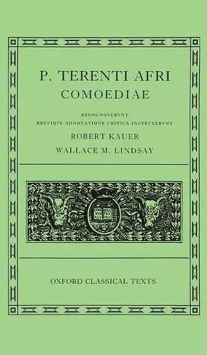 Terence Comoediae cover