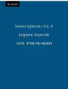 Seneca Epistulae Vol. II cover