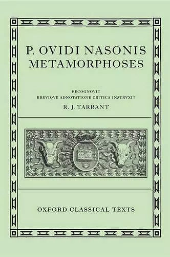 Ovid Metamorphoses cover