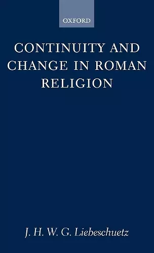 Continuity and Change in Roman Religion cover