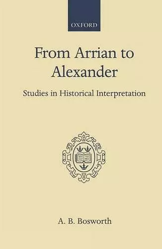 From Arrian to Alexander cover