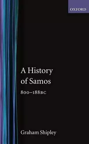 A History of Samos, 800-188 BC cover