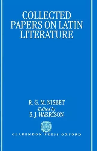 Collected Papers on Latin Literature cover