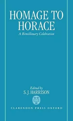 Homage to Horace cover