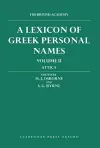 A Lexicon of Greek Personal Names: Volume II: Attica cover