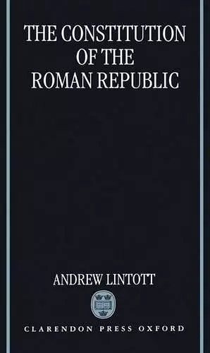 The Constitution of the Roman Republic cover