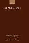 Hypereides: The Forensic Speeches cover