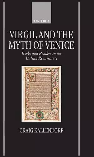 Virgil and the Myth of Venice cover