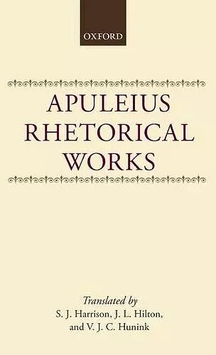 Apuleius: Rhetorical Works cover