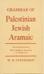 Grammar of Palestinian Jewish Aramaic cover