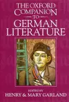 The Oxford Companion to German Literature cover