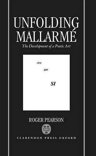 Unfolding Mallarmé cover