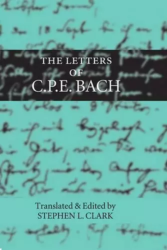 The Letters of C. P. E. Bach cover