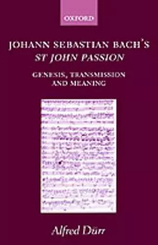 Johann Sebastian Bach's St John Passion cover