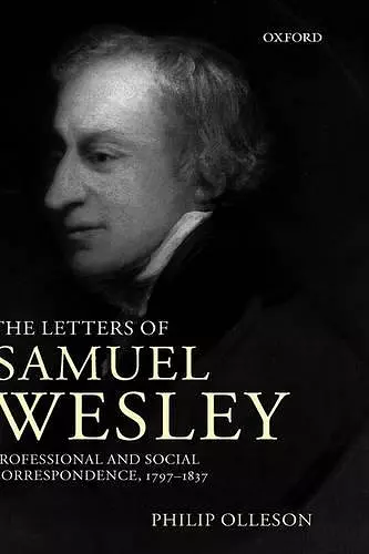 The Letters of Samuel Wesley cover
