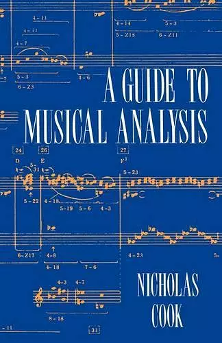 A Guide to Musical Analysis cover