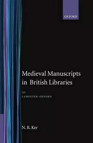 Medieval Manuscripts in British Libraries cover