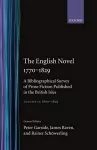 The English Novel 1770-1829: Volume II, 1800-1829 cover