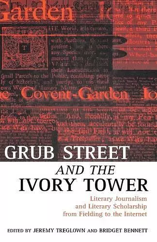 Grub Street and the Ivory Tower cover