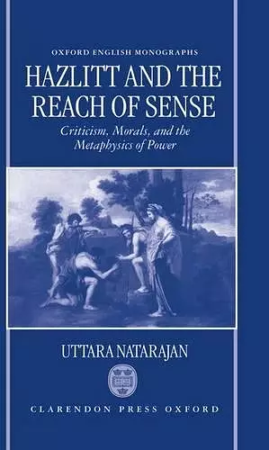 Hazlitt and the Reach of Sense cover