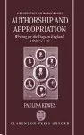 Authorship and Appropriation cover