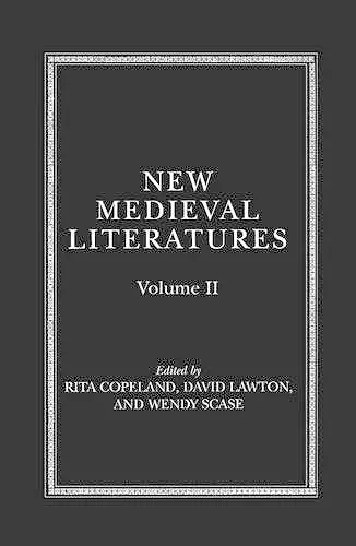 New Medieval Literatures cover