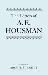 The Letters of A. E. Housman cover