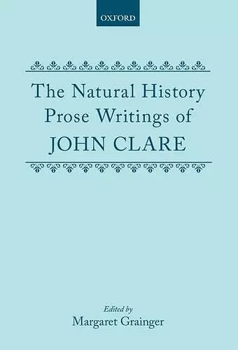 The Natural History Prose Writings, 1793-1864 cover