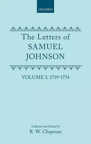 The letters of Samuel Johnson, with Mrs. Thrale's genuine letters to him cover