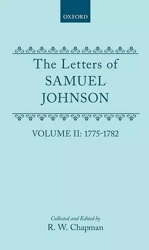 The letters of Samuel Johnson With Mrs. Thrale's genuine letters to him. cover