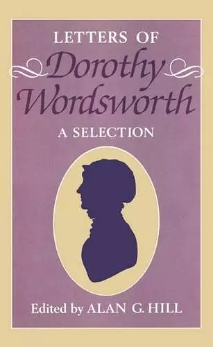 The Letters of Dorothy Wordsworth cover