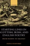 Starting Lines in Scottish, Irish, and English Poetry cover