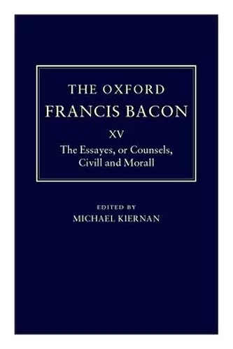 The Oxford Francis Bacon XV cover