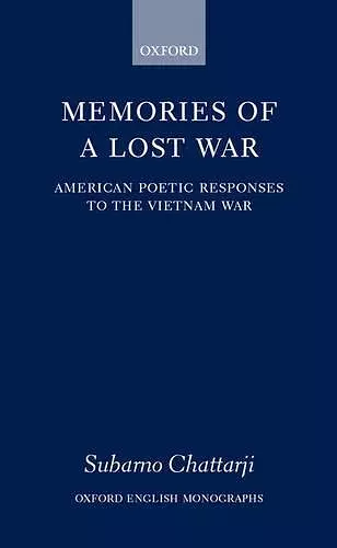 Memories of a Lost War cover